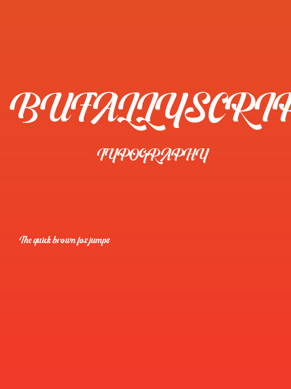 BufallyScript Poster