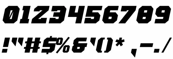 Bufelos-Italic Font OTHER CHARS