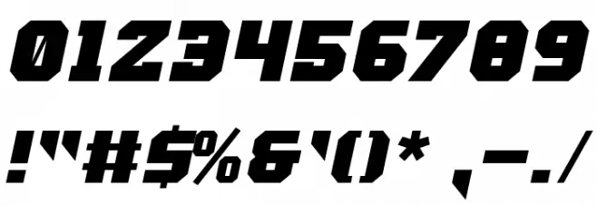 Bufelos Italic Font OTHER CHARS