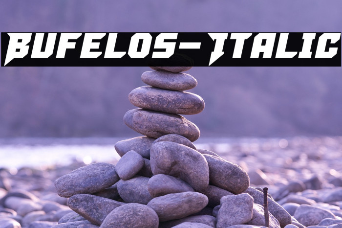 Bufelos-Italic Example 2