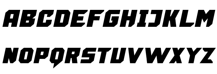 Bufelos-Italic Font LOWERCASE