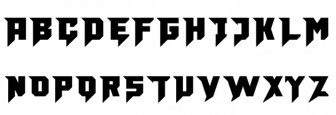 Bufelos Шрифта ВЕРХНИЙ