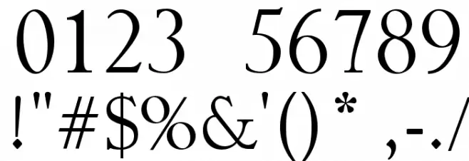 BuffalO Font OTHER CHARS