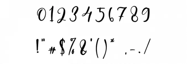 Buffallow Font OTHER CHARS