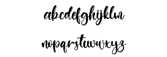 Buffallow Font LOWERCASE