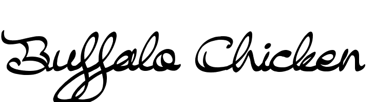 Buffalo Chicken  Free Fonts Download