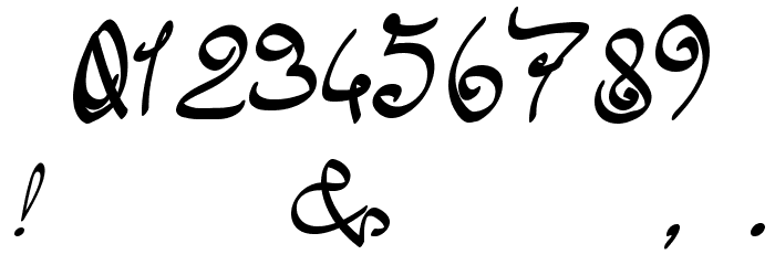 Buffalo Chicken Font OTHER CHARS
