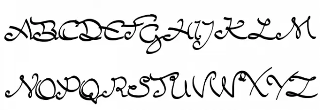 Buffalo Chicken Font UPPERCASE