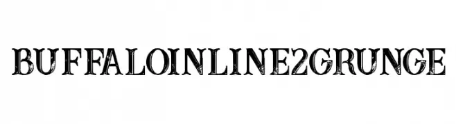 Buffalo Inline 2 Grunge  Free Fonts Download