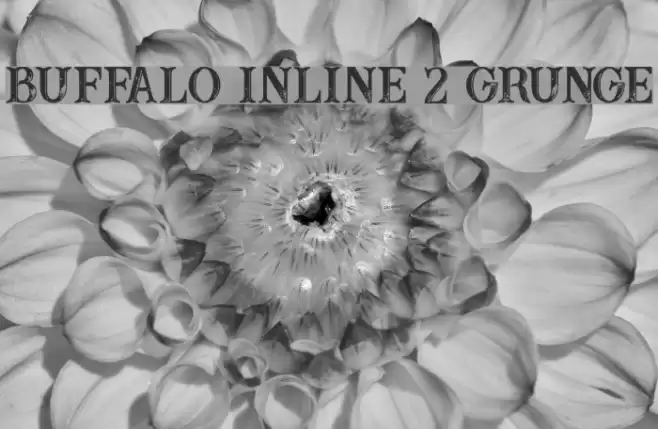 Buffalo Inline 2 Grunge Font examples
