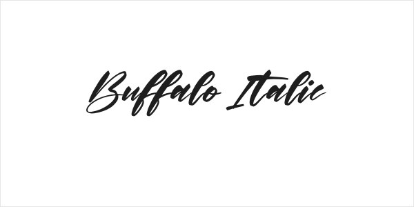 Buffalo Italic Logo