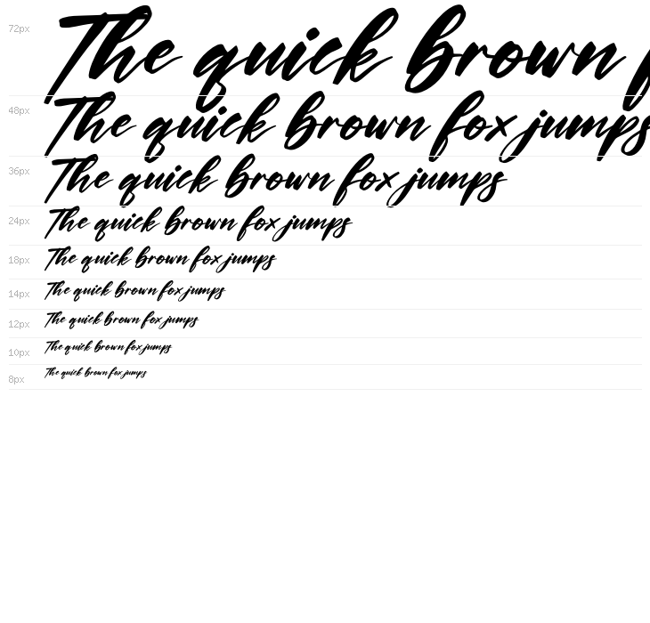 Buffalo Italic Waterfall