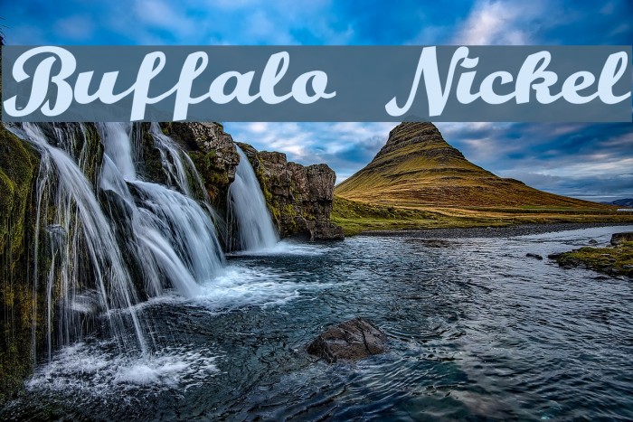 Buffalo Nickel Font examples