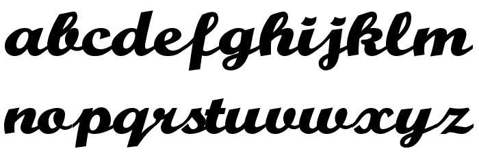 Buffalo Nickel Font LOWERCASE