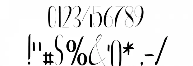 Buffalo Font OTHER CHARS