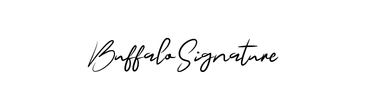 BuffaloSignature  नि: शुल्क फ़ॉन्ट्स डाउनलोड