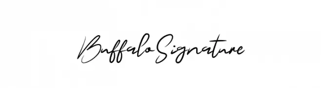 BuffaloSignature  Fuentes Gratis Descargar