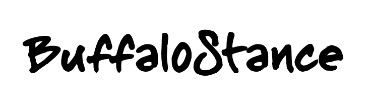 BuffaloStance  フリーフォントのダウンロード