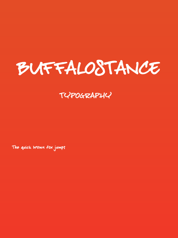 BuffaloStance Poster