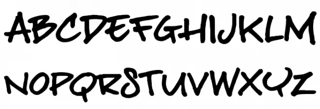 BuffaloStance フォント 大文字