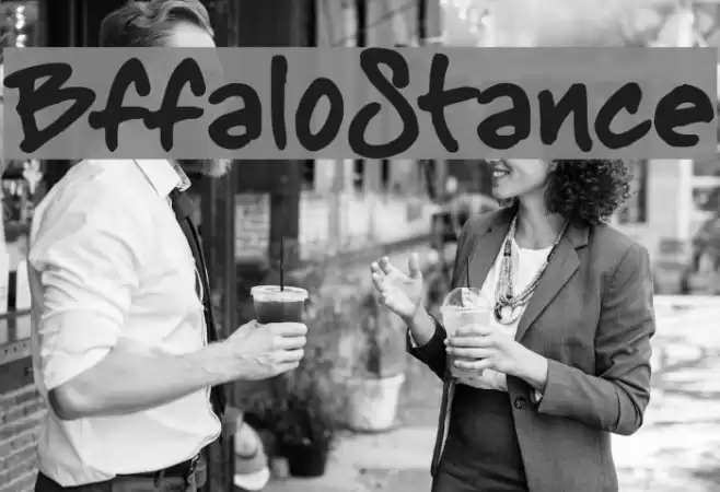 BuffaloStance Font examples