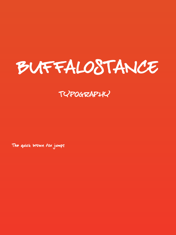 BuffaloStance Poster