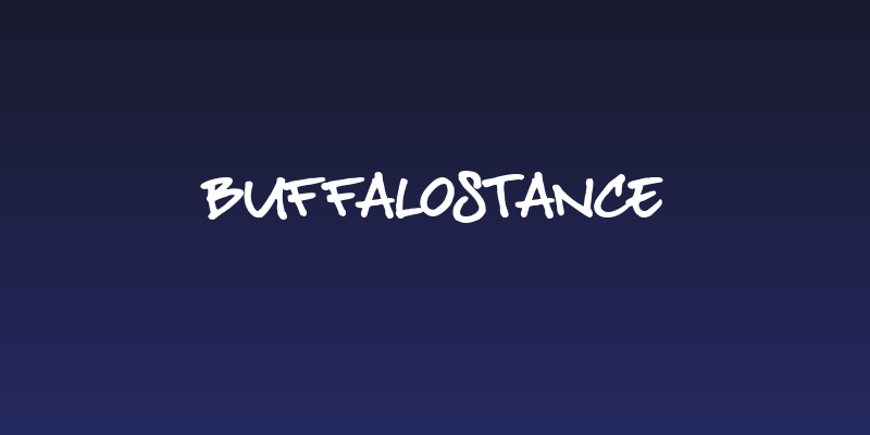 BuffaloStance Social Header