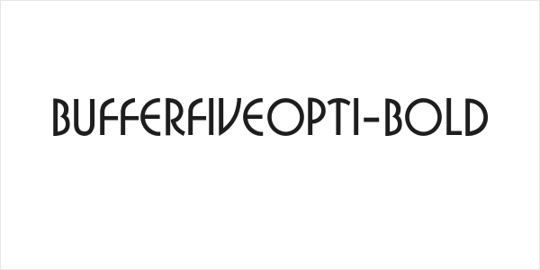 BufferFiveOpti-Bold Logo