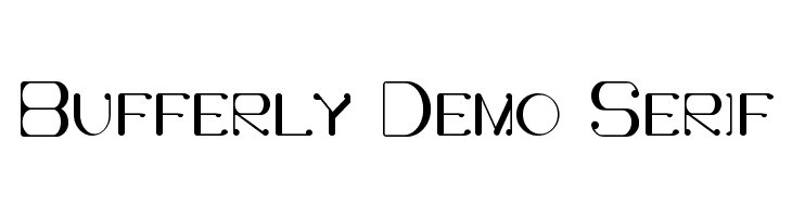 Bufferly Demo Serif  لخطوط تنزيل