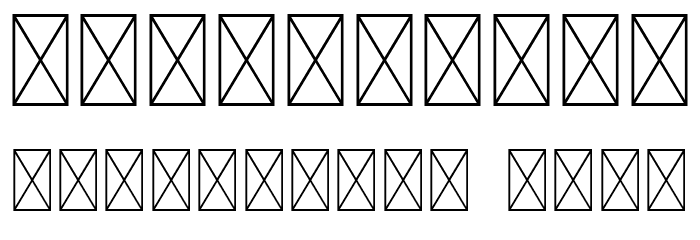 Bufferly Demo Serif Font OTHER CHARS