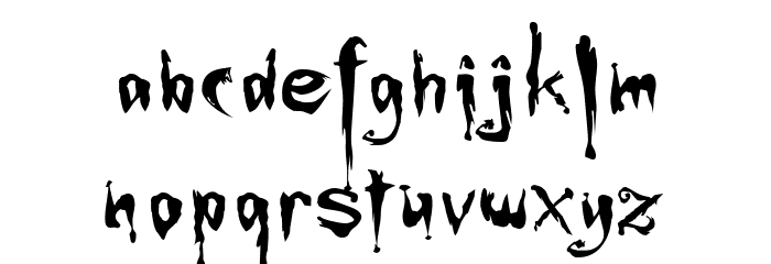 Buffied Font LOWERCASE