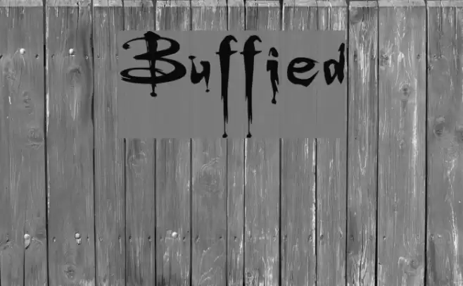 Buffied Font examples