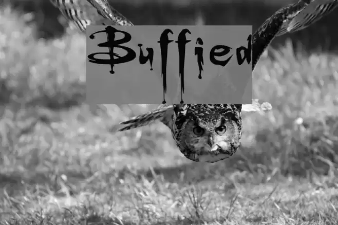 Buffied Font examples