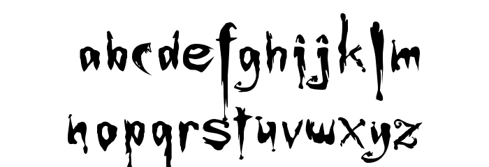 Buffied Font LOWERCASE