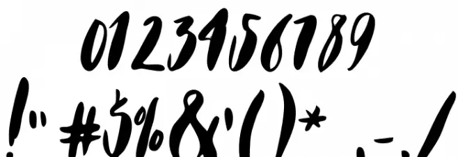 Buffy Font OTHER CHARS