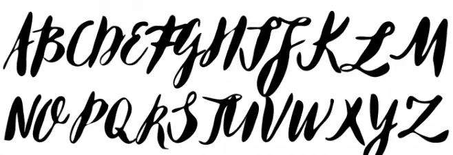 Buffy Schriftart Groß