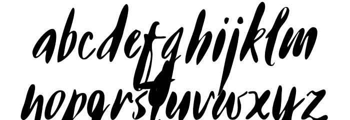 Buffy Font LOWERCASE