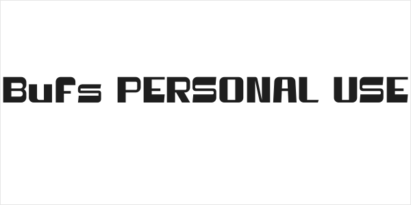 Bufs PERSONAL USE Logo