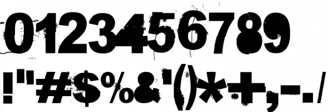 Bug Report Шрифта ДРУГИЕ символов