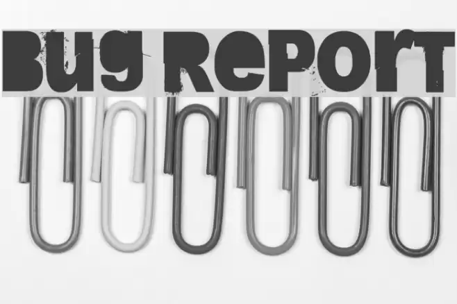 Bug Report Шрифта examples