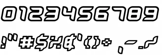 Bug2K Oblique Polices AUTRES CHARS