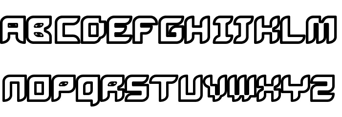 Bug2K Font LOWERCASE