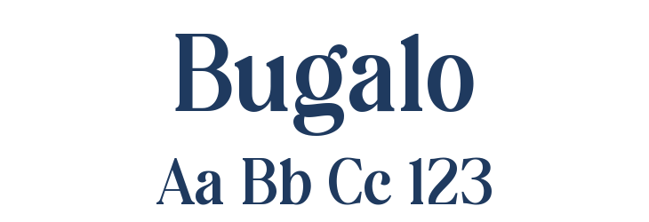 Bugalo Font Preview