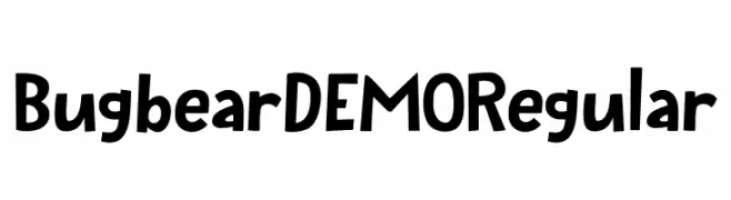 Bugbear DEMO Regular  Descarca Fonturi Gratis