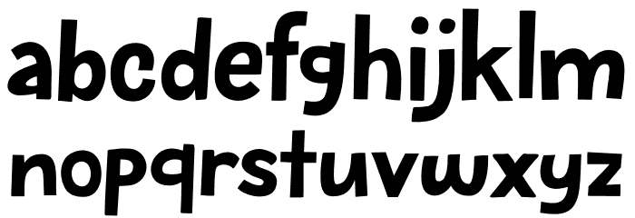 Bugbear DEMO Regular Font LOWERCASE