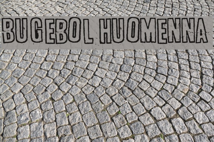 Bugebol huomenna Font examples