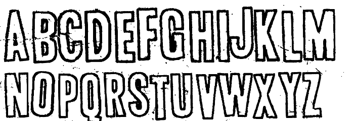 Bugebol huomenna Font LOWERCASE