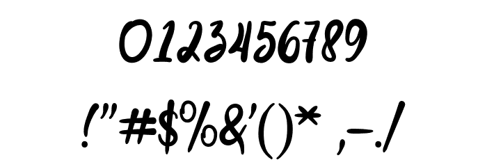 Bugetta Font OTHER CHARS
