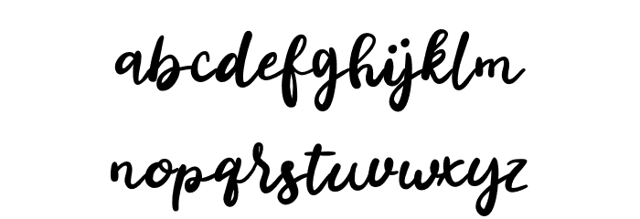 Bugetta Font LOWERCASE