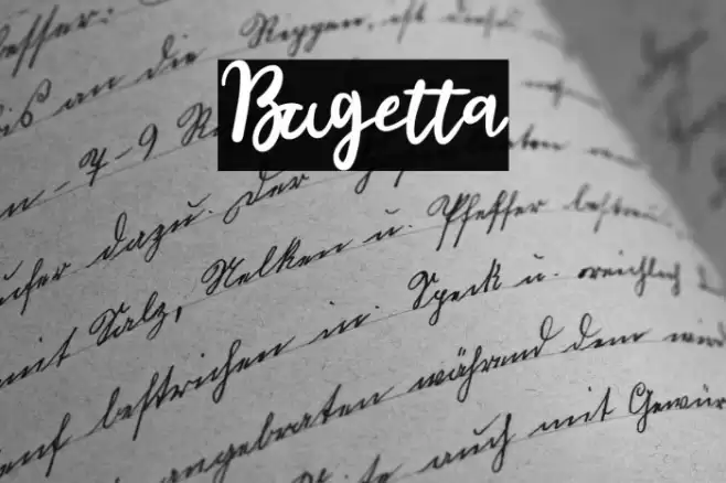 Bugetta Font examples